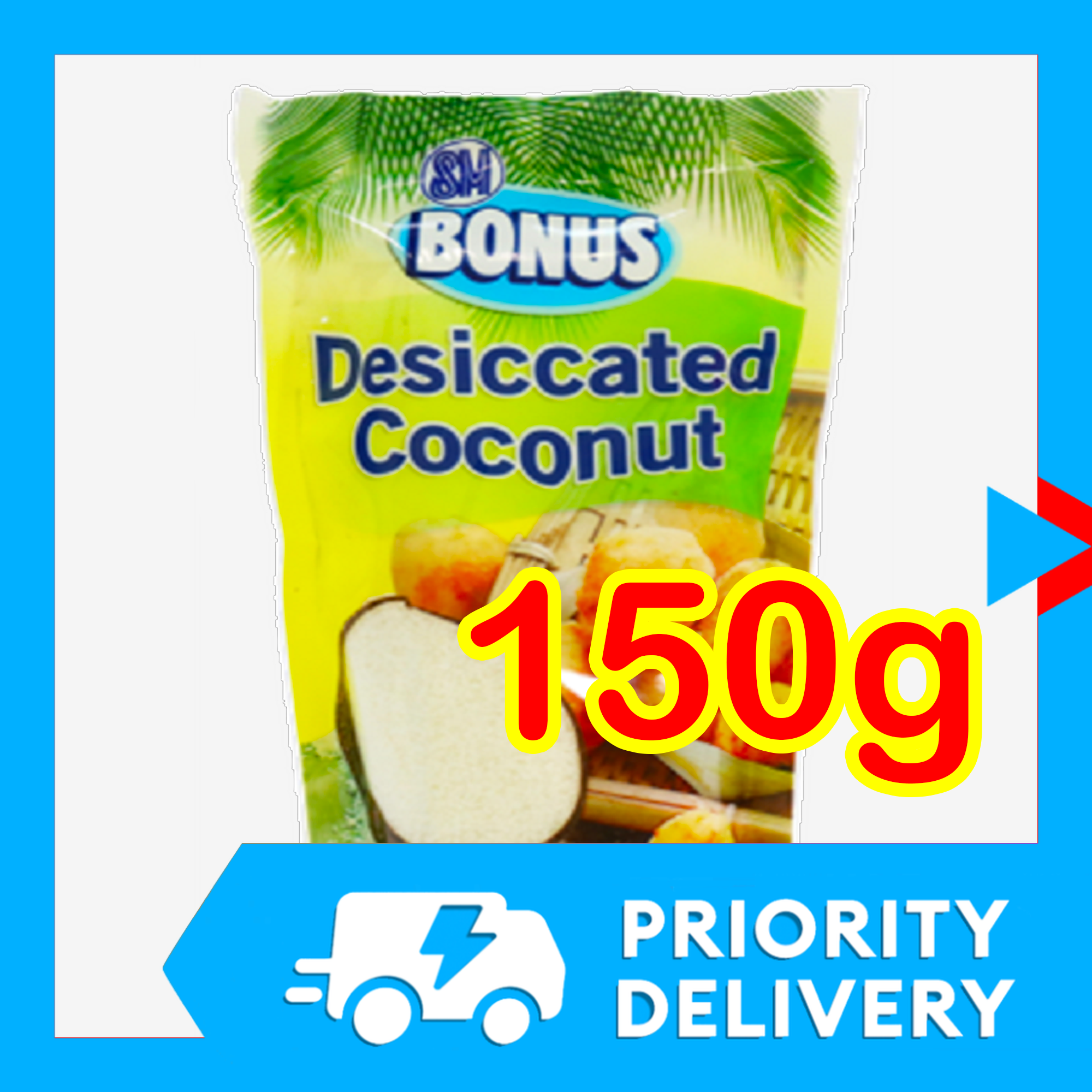 150g SM Bonus DESSICATED COCONUT for Macaroons Bread Pudding Kakanin ...