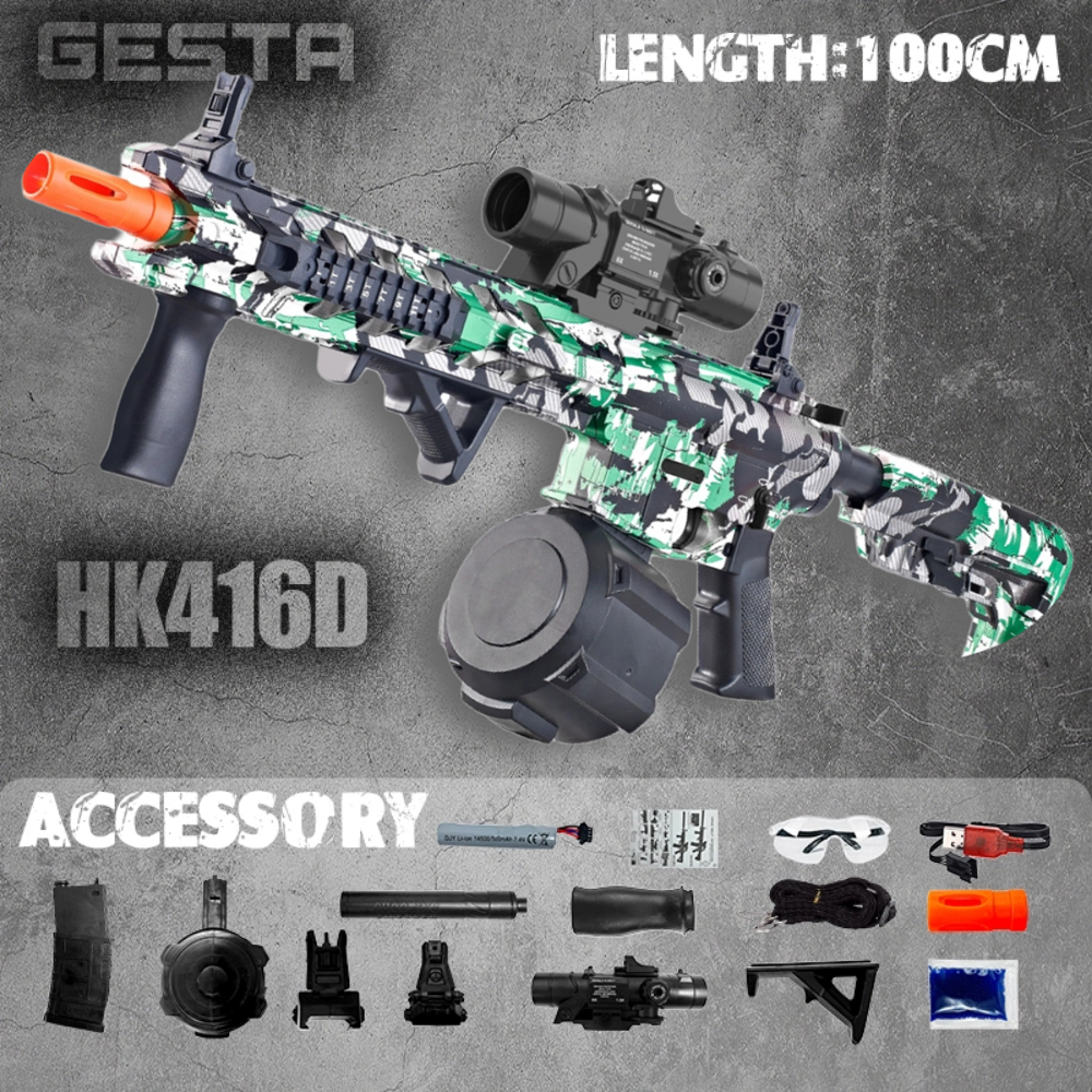 TIANGONG HK416D Electric Gel Blaster Toy M416 Gel Bluster for Kids ...