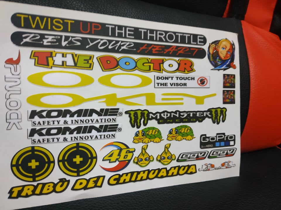 AGV HELMET VISOR STICKER Lazada PH