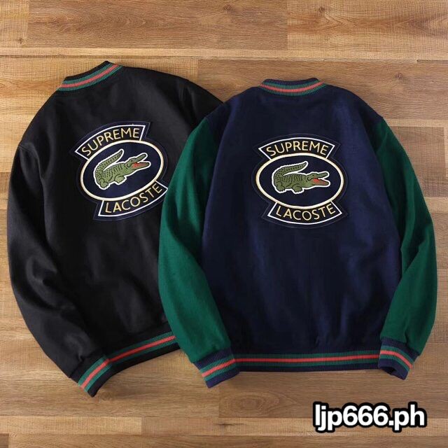 Shop Lacoste Varsity Jacket online 
