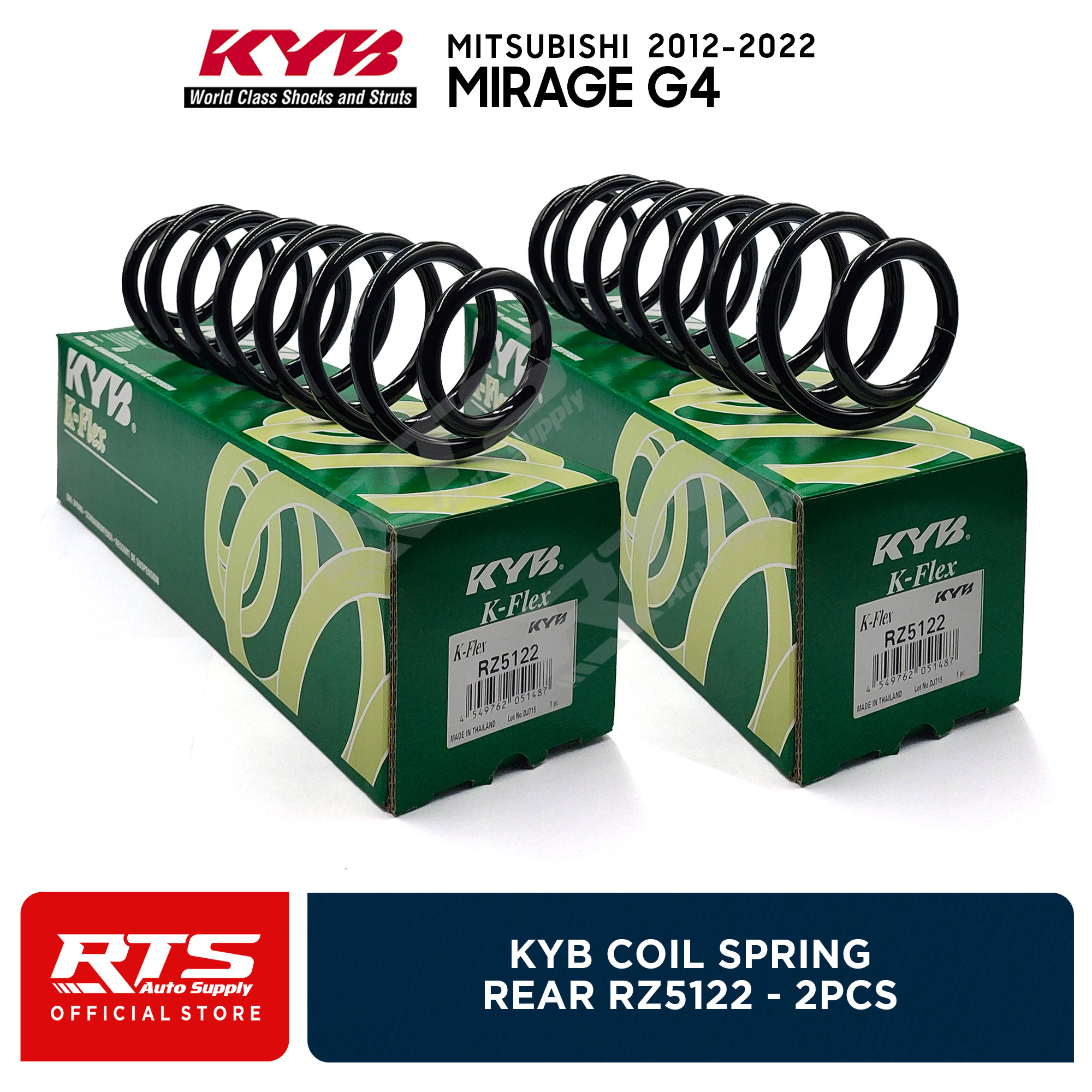 KYB KFlex Coil Spring Mitsubishi Mirage G4 2012 2022 ( Front RZ1121