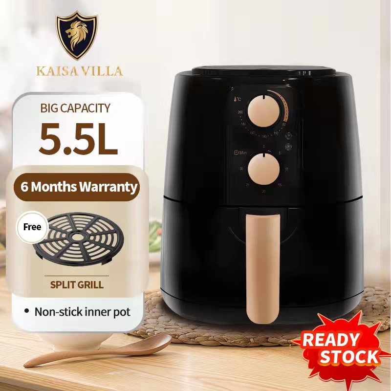 Kaisa Villa Air fryer 4.5 liters air fryer oven Deep Fryer green Air