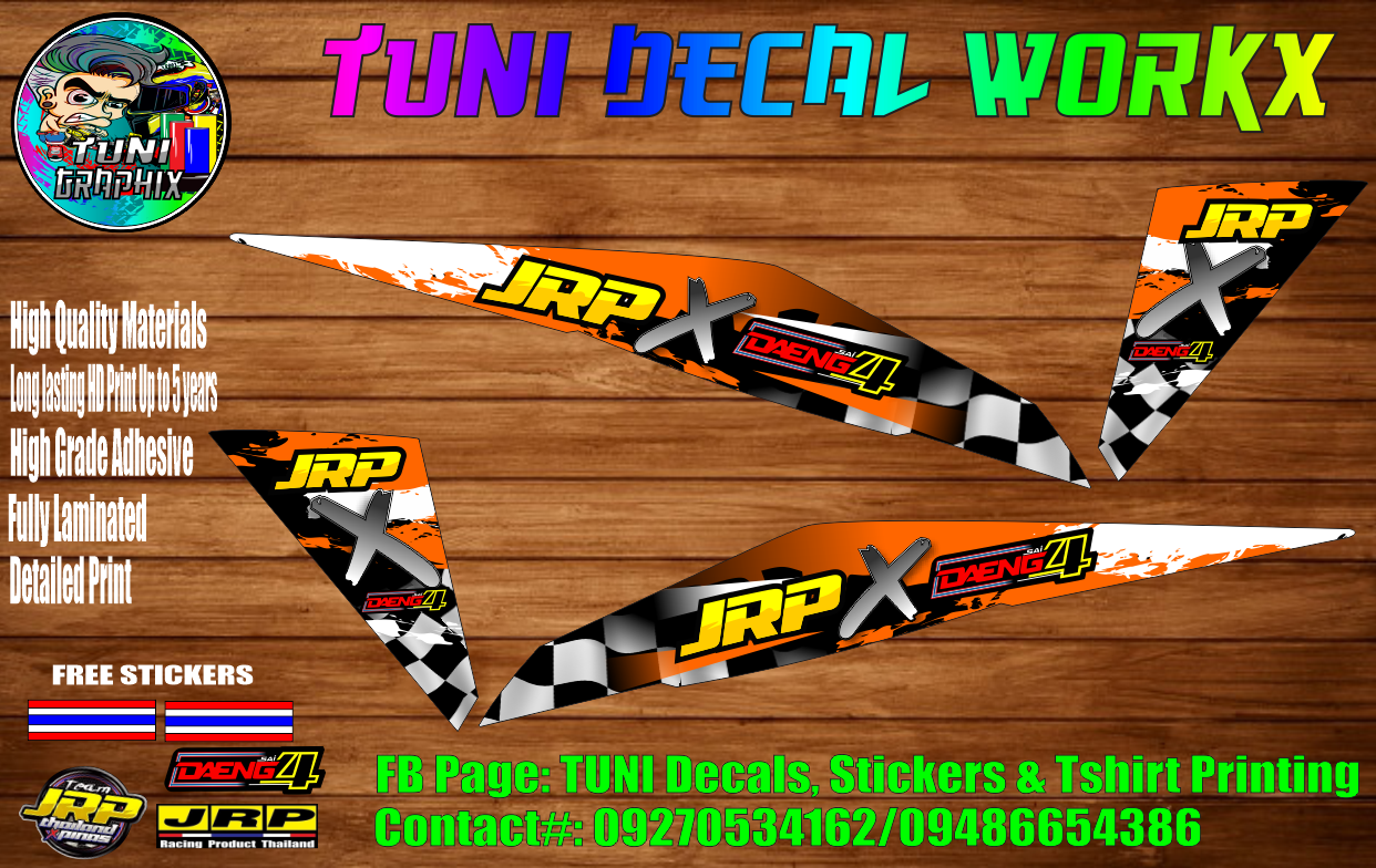 Honda Beat Fi V1 (jrp X Daeng Decals) D2 W  Freebies 