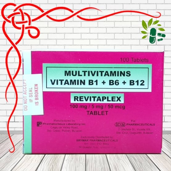 REVITAPLEX (Multivitamin Vitamin B-Complex) 100 Tablets | Lazada PH