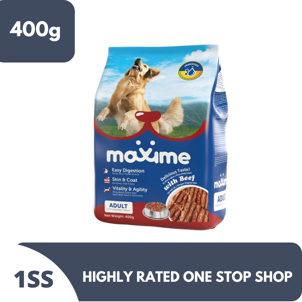 Maxime Dog Food Adult, Beef 400g Lazada PH