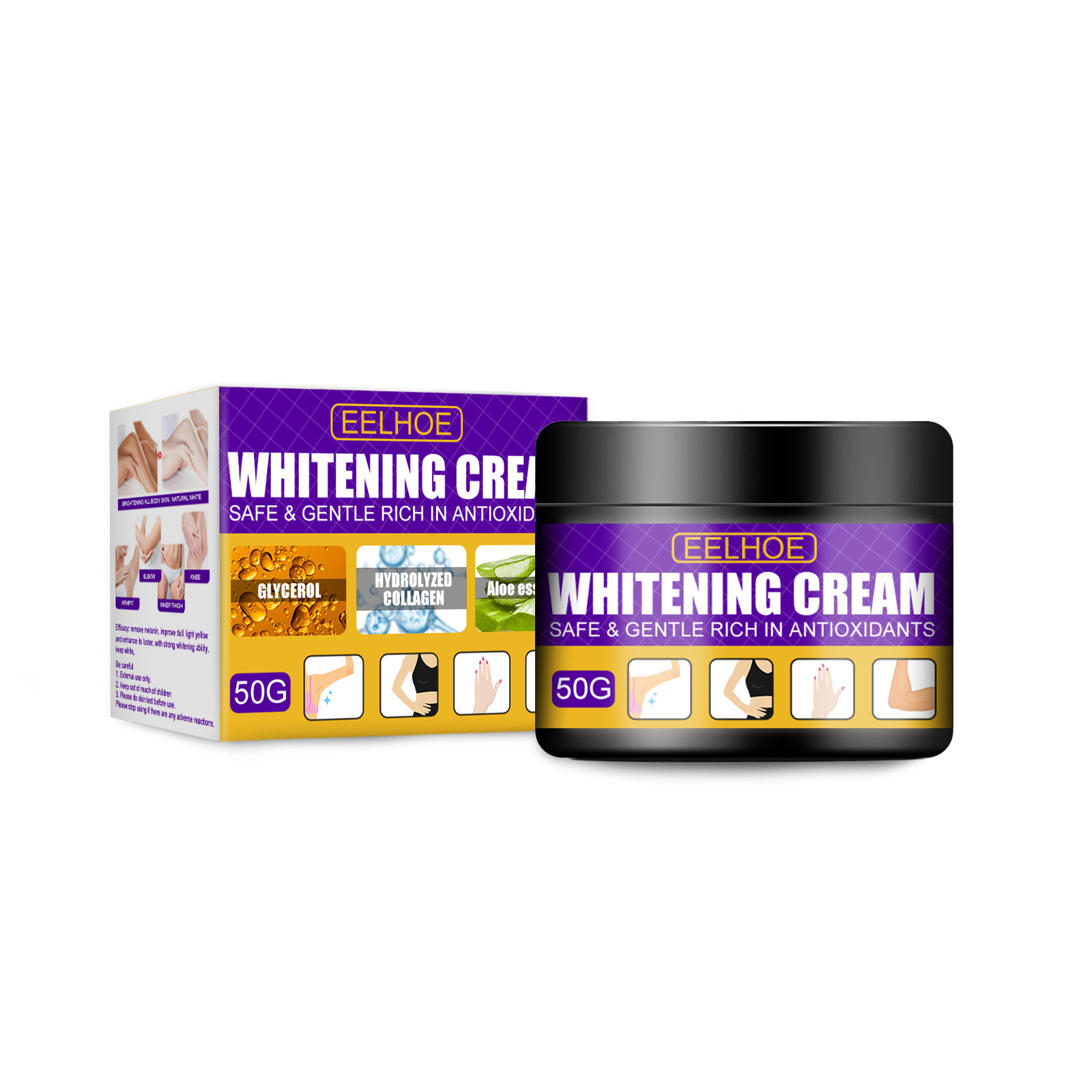 （100 Effective）Body Effective Whitening Cream Skin Bleaching