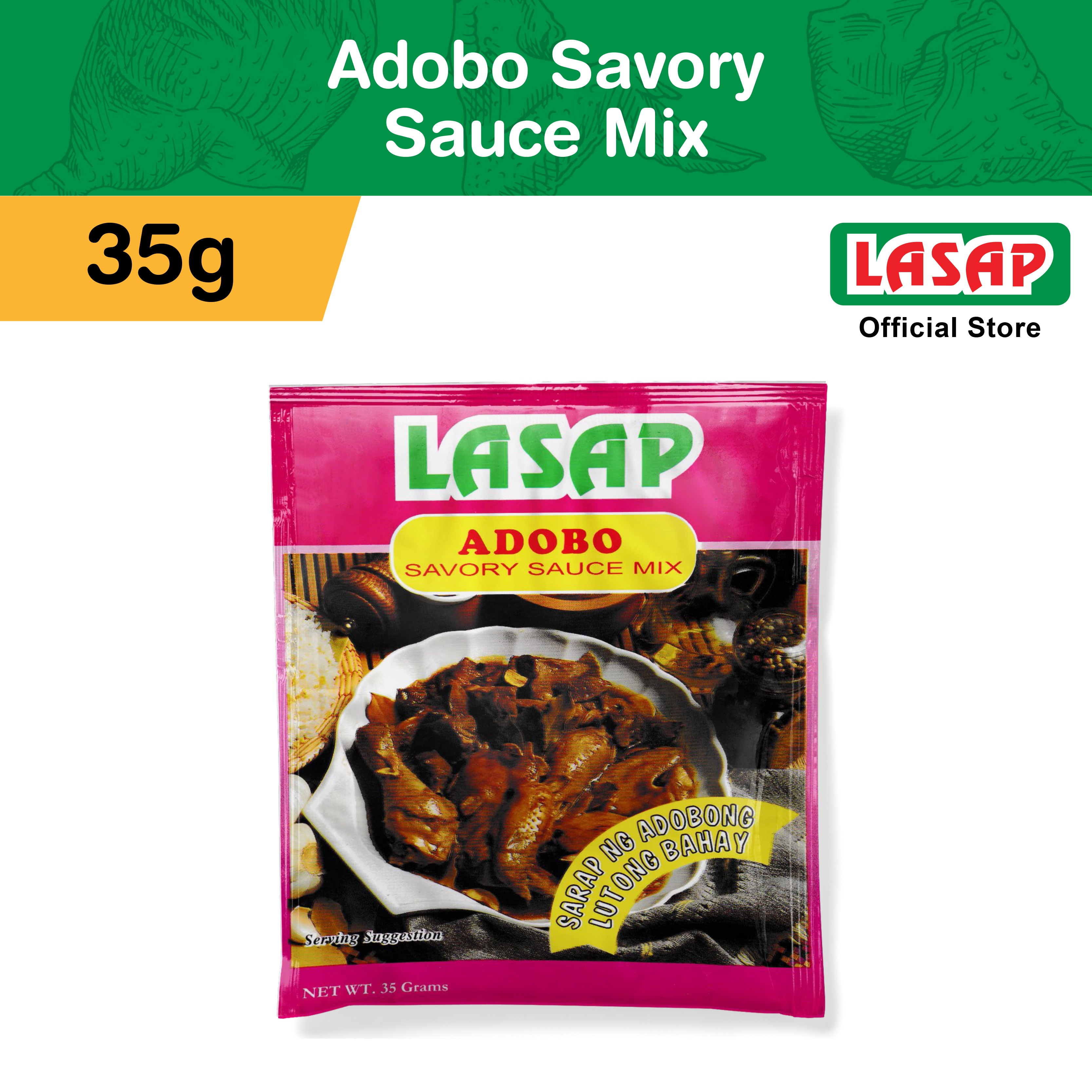 Lasap Pinoy Adobo Food Mix 35g Lazada PH
