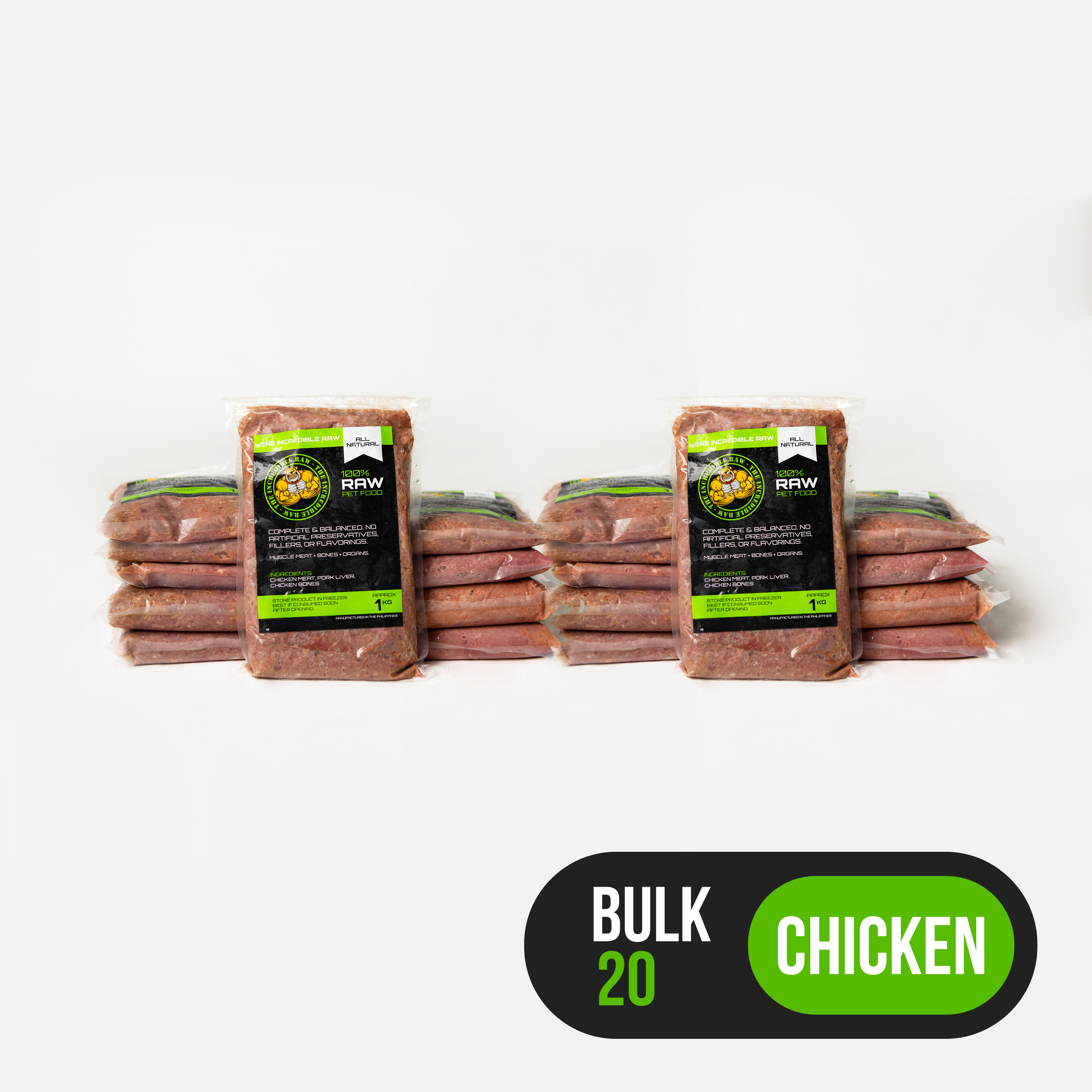 The Incredible Raw Pet Food Bulk 20 (Chicken) Lazada PH