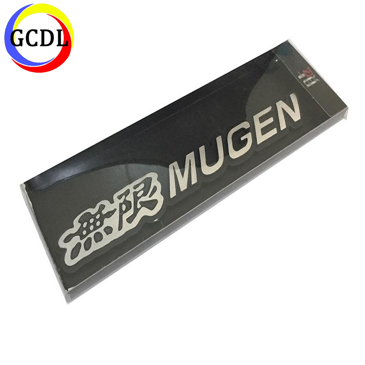 18cm Aluminium Alloy MUGEN Stickers Car Body Protection Car Sticker Emblem Badge Car Styling For