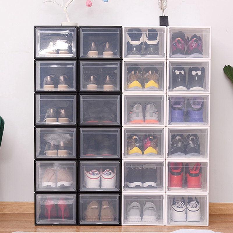 plastic shoe drawer boxes