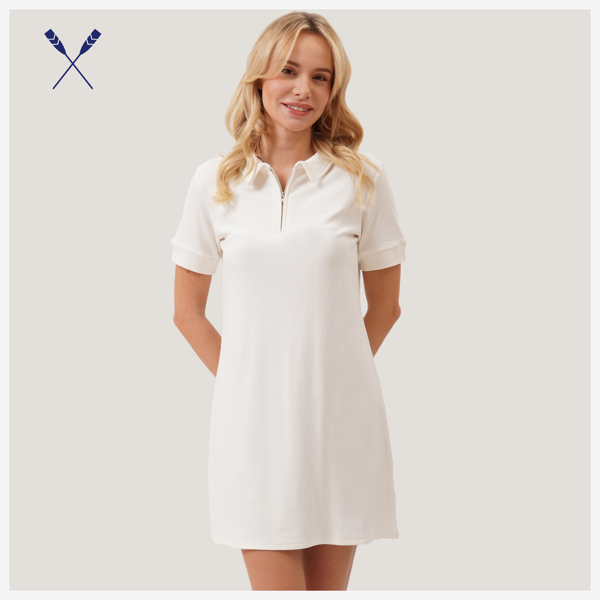 Polo dress clearance white