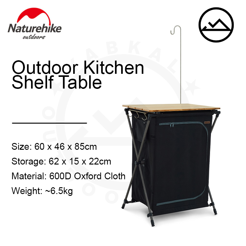 Naturehike Outdoor Folding Kitchen Shelf Table Lazada PH