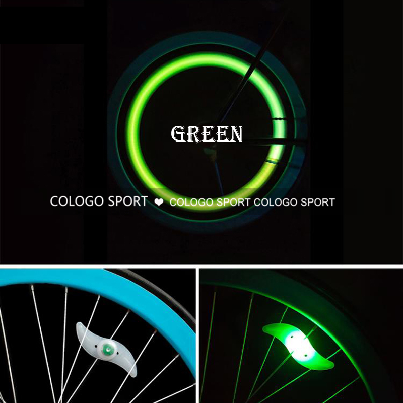 【COLOGO】 Safety Bright Bike Cycling Car Wheel Tire Tyre LED Spoke Light