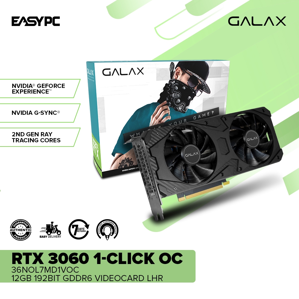 Galax Rtx 3060 Ti G Sync GALAX GeForce RTX 3060 (1-Click OC) 12GB