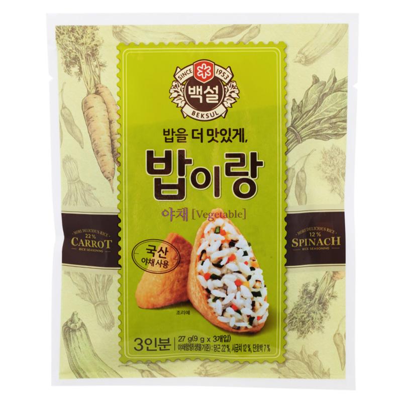 CJ Korean Rice Seasoning Furikake Vegetable Mix 27g Lazada PH