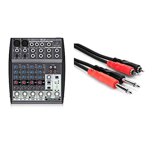 Behringer Xenyx 802 Premium 8Input 2Bus Mixer with Xenyx Mic Preamps