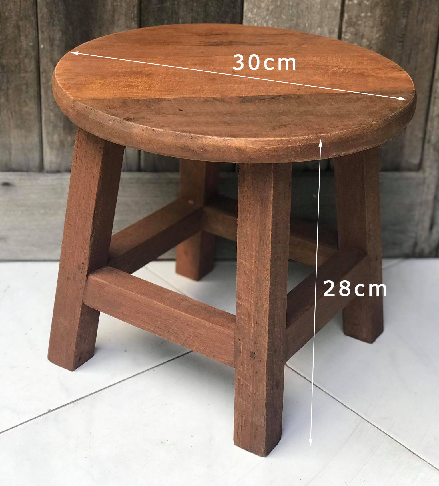 Sturdy Wooden Round Footstool, Sturdy Foot Stool for Adults Kids