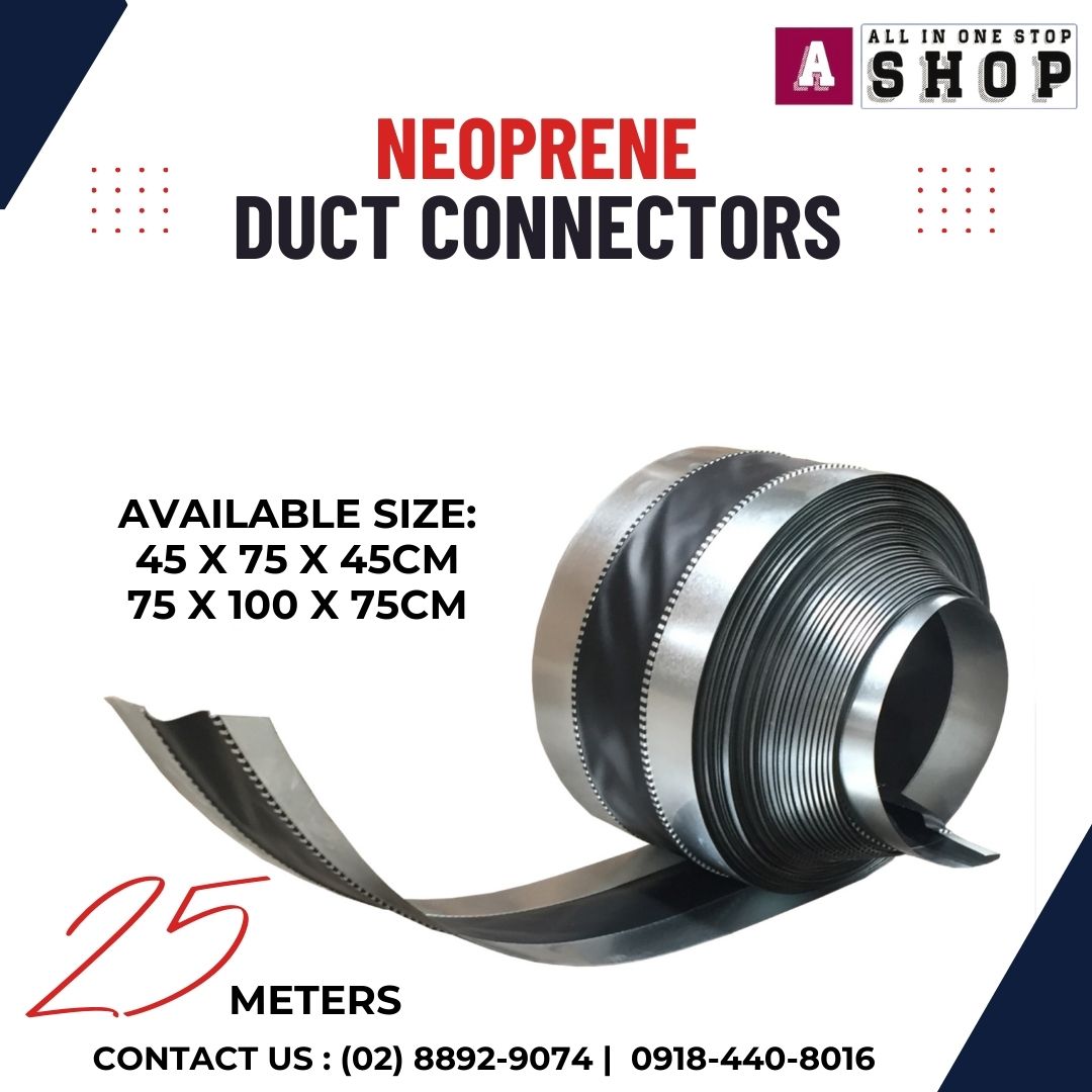 Neoprene Duct Connector, Flexible Duct Joint, Airtight Duct Connection, Vibration Isolation