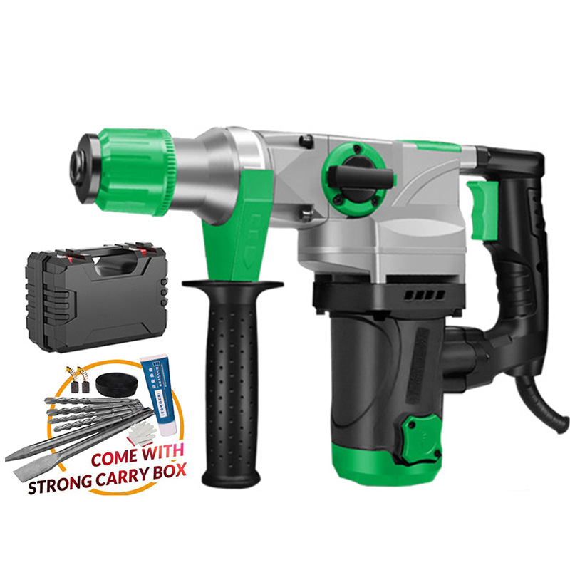 Rotary hammer drill chipping gun concrete demolition jack hammer 2200W