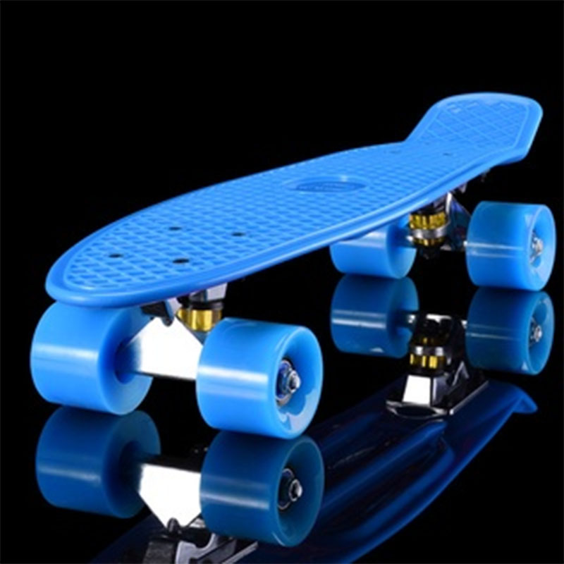 22 /24 Inch Penny Board Skateboard Flexible Plastic Cruiser Nickel