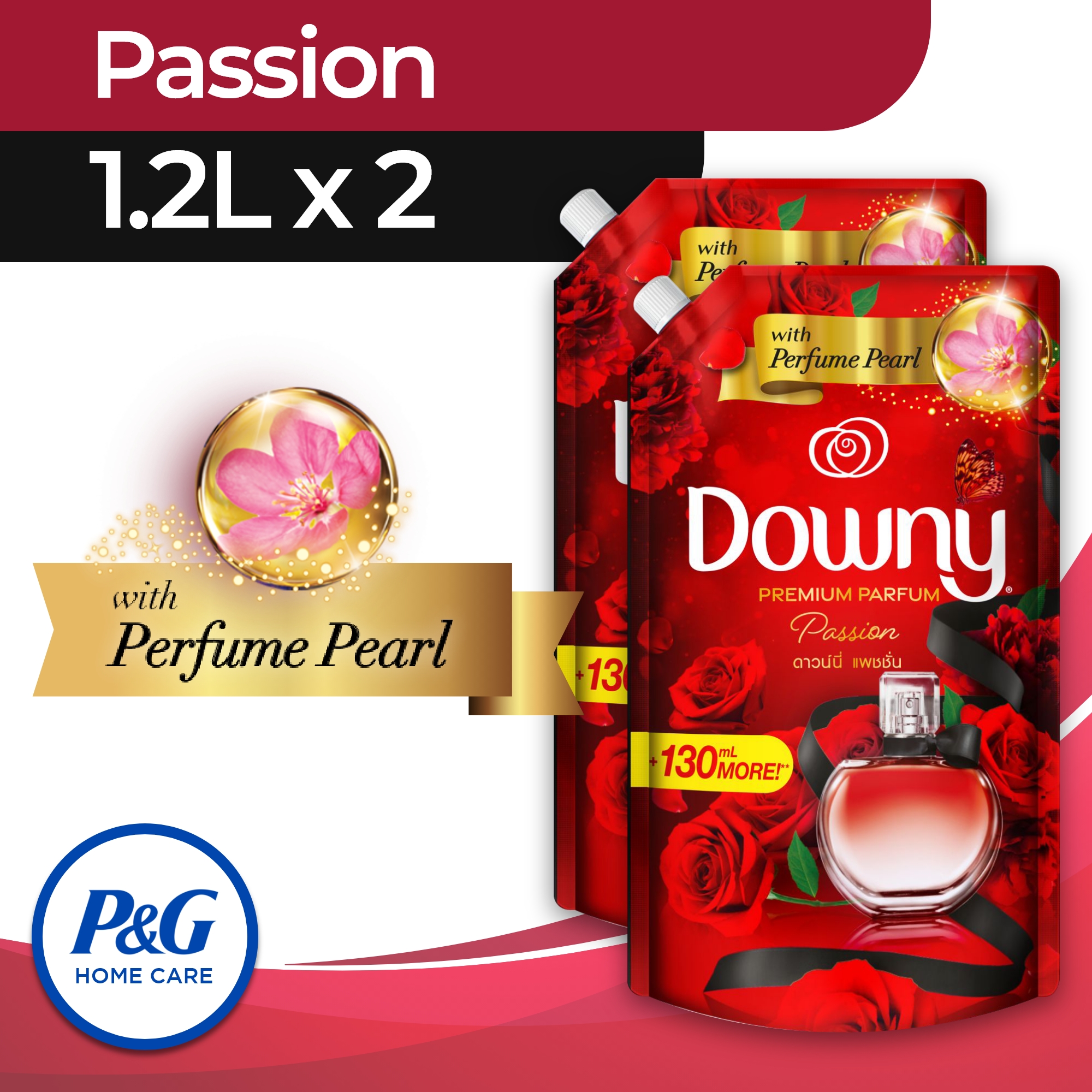 Bundle Downy Fabric Conditioner Passion 12l X 2 Refill Fabric