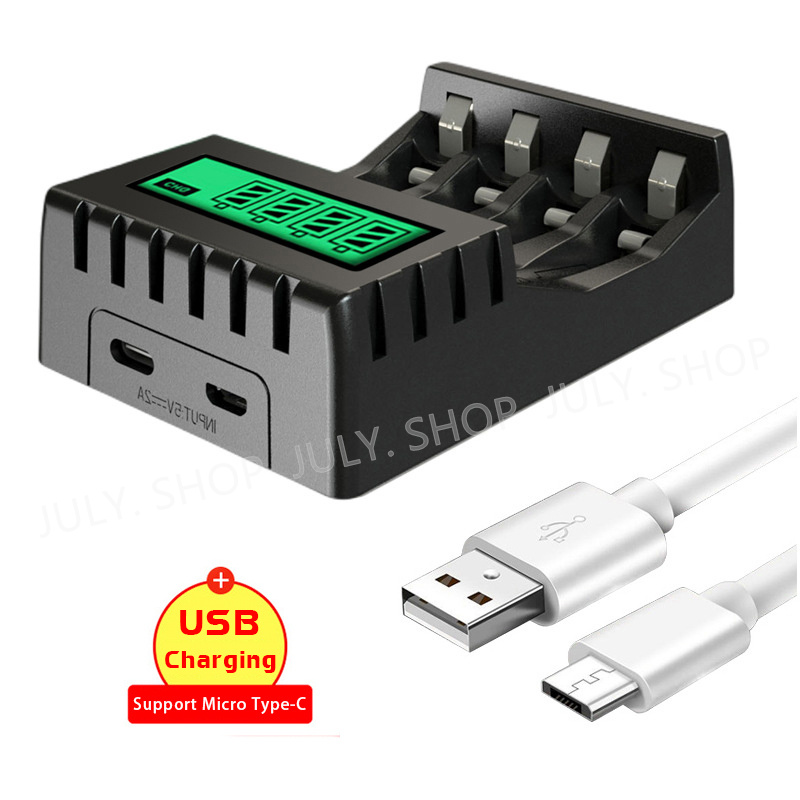 AAA / AA Battery Charger USB Head 1.2V AA / AAA Rechargeable Battery Charger Lazada PH