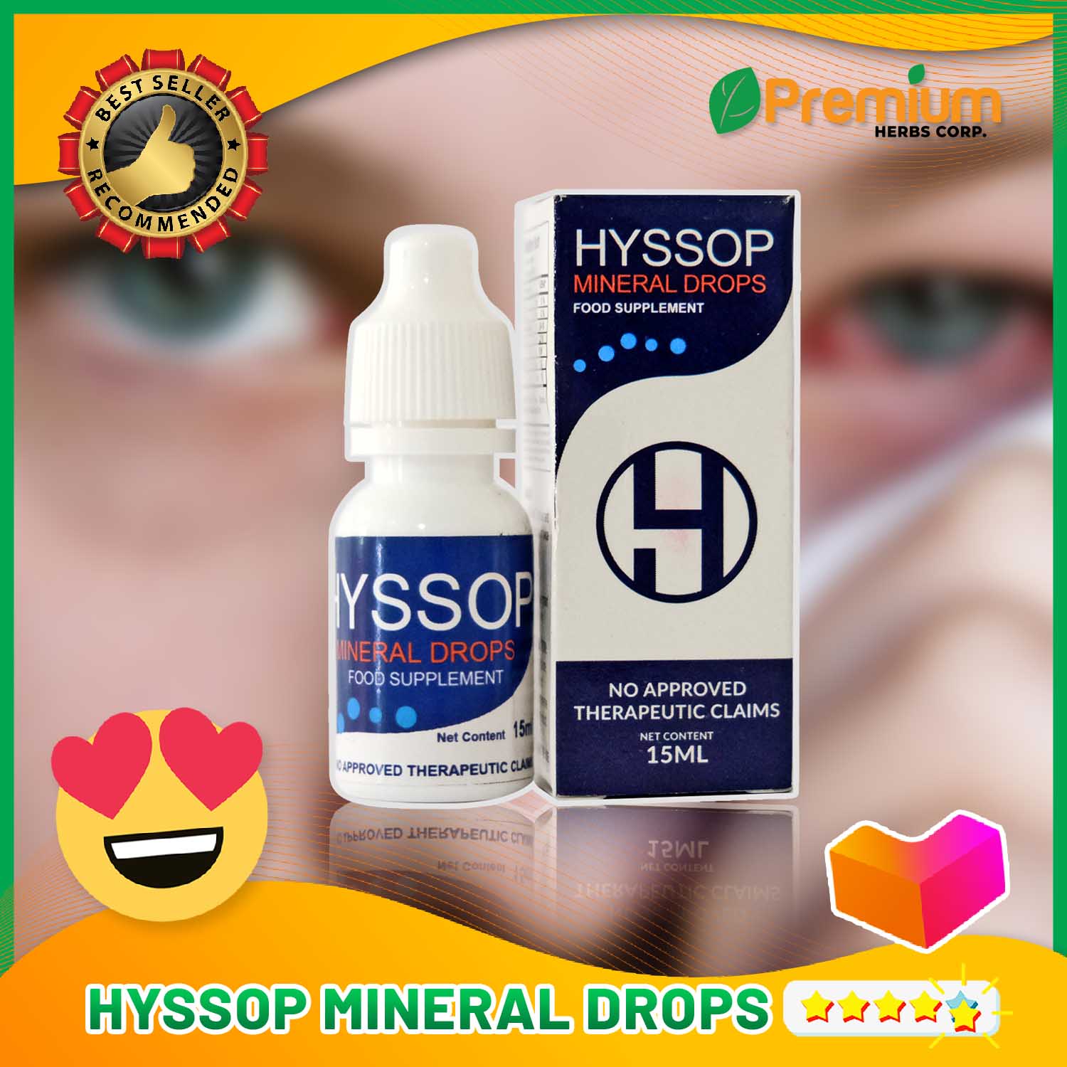 FLASH SALE Hyssop Mineral Eye Drops Original FDA Approved Good for Eyes