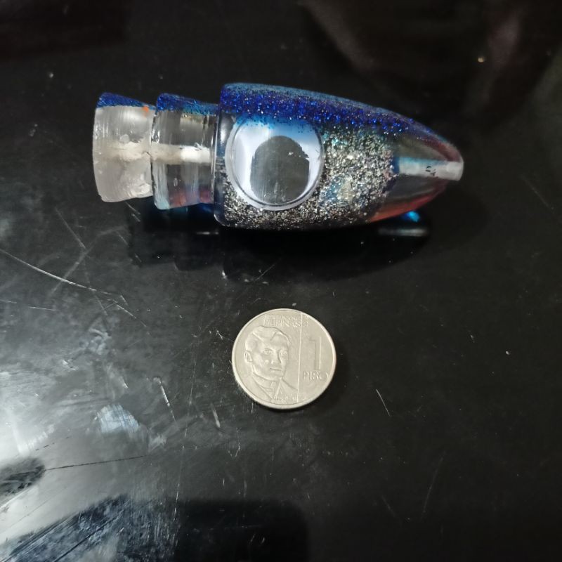 Large Acrylic Fiber Glass Head / Ulo Ulo / 3 Inches / Trolling Head