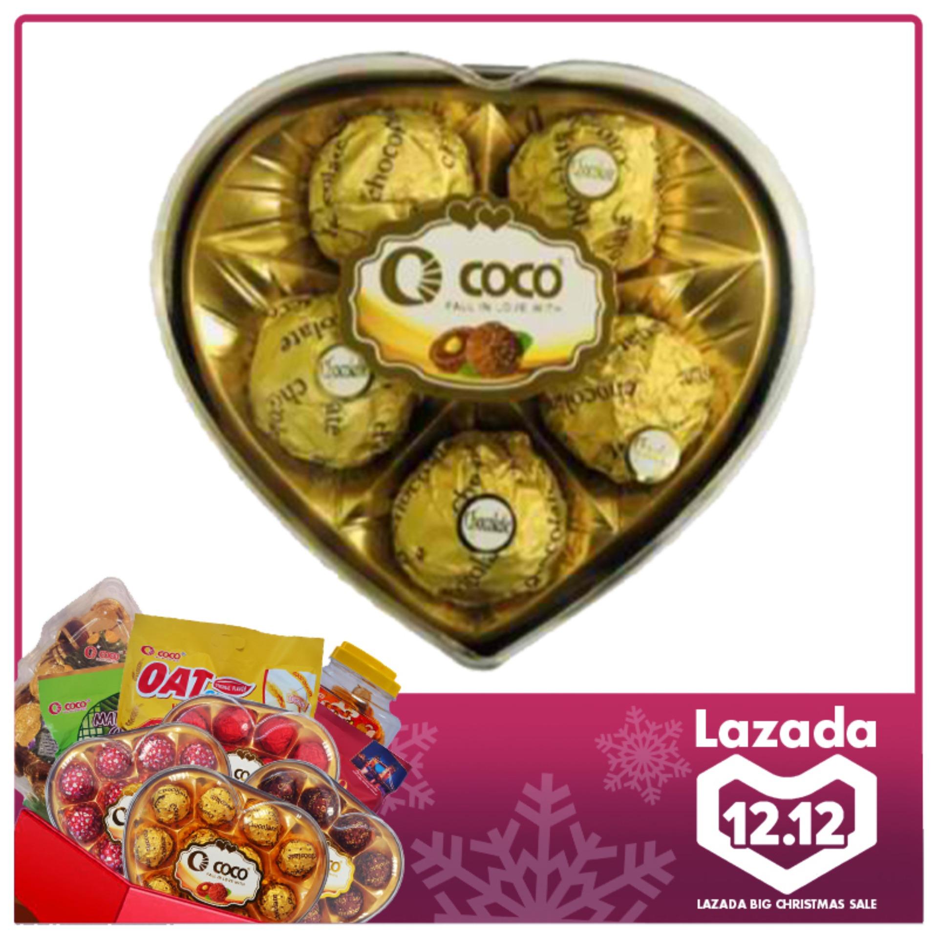 COCO Manisa Chocolate Heart 5pcs