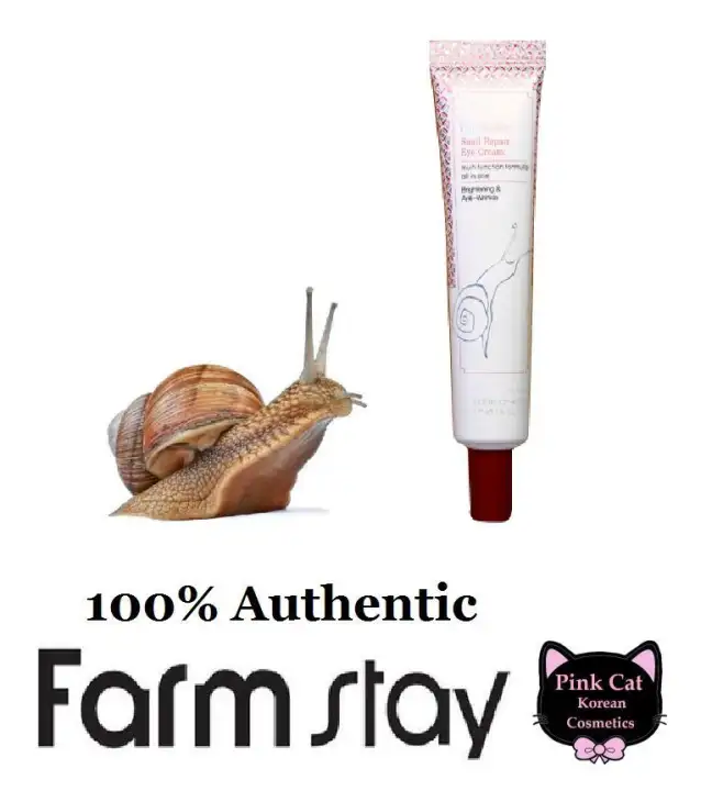 farm stay snail repair eye cream review