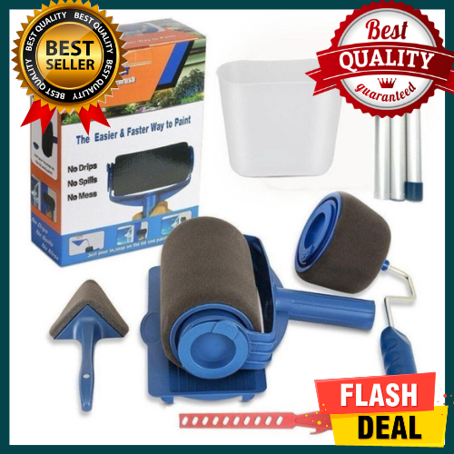 Best Seller 6in1 Paint Roller Set Tool Set Clever paintbrush Washable