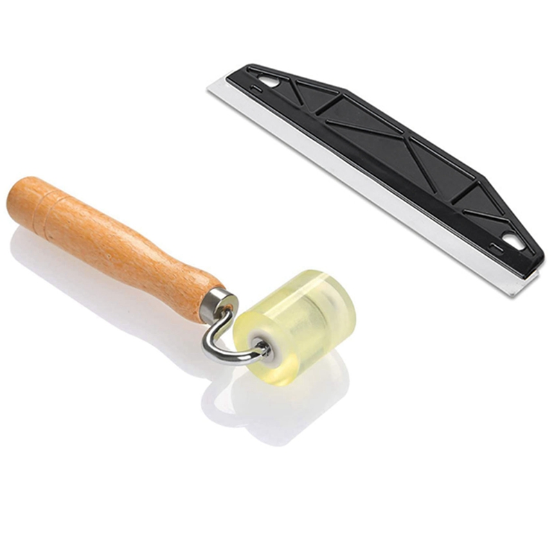 1 Pcs Rubber Seam Roller for Processing Edges & 1 Pcs DIY Plastic