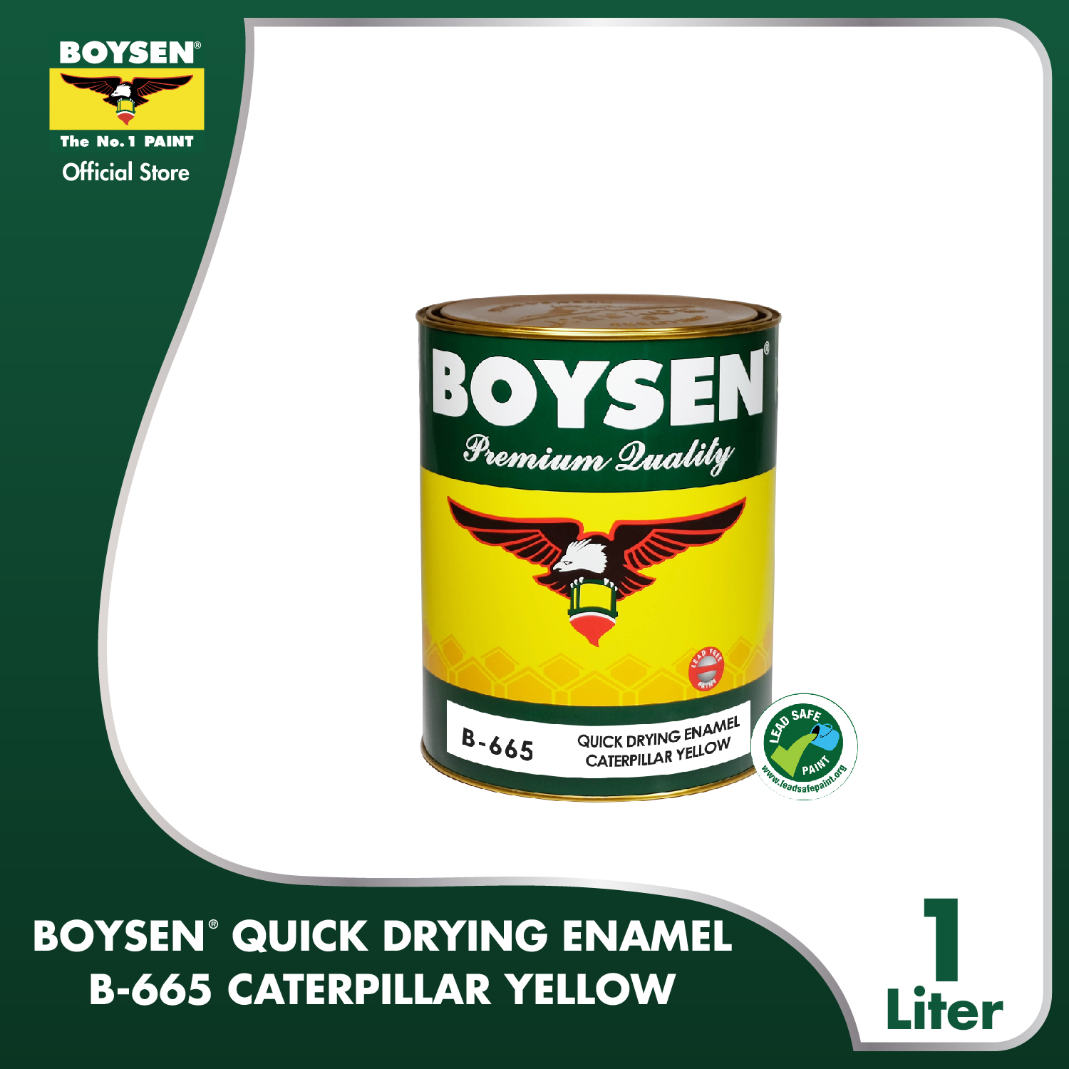 boysen caterpillar yellow