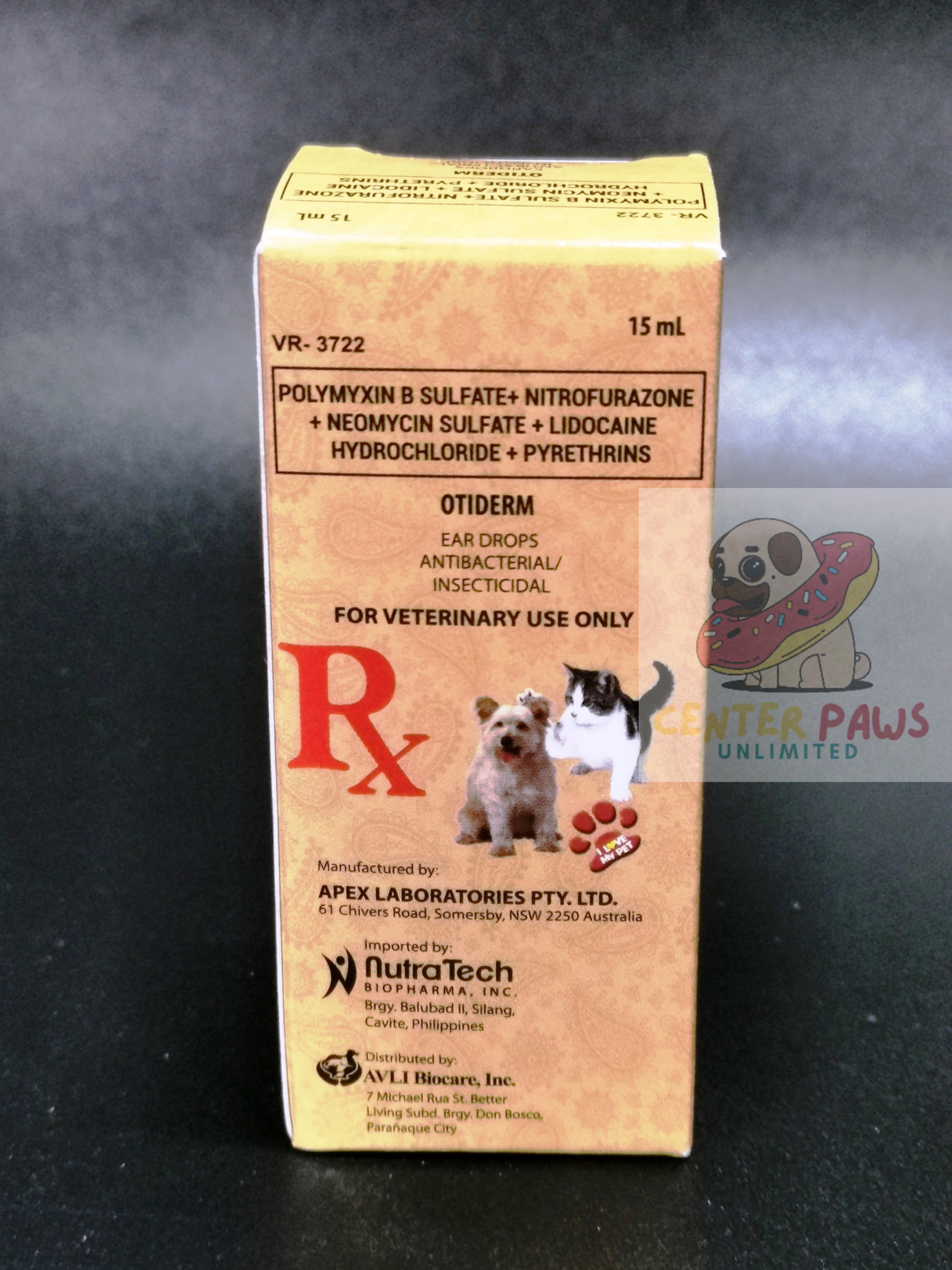 Otiderm Ear Drops 15ml Antibacterial / Insecticidal Lazada PH