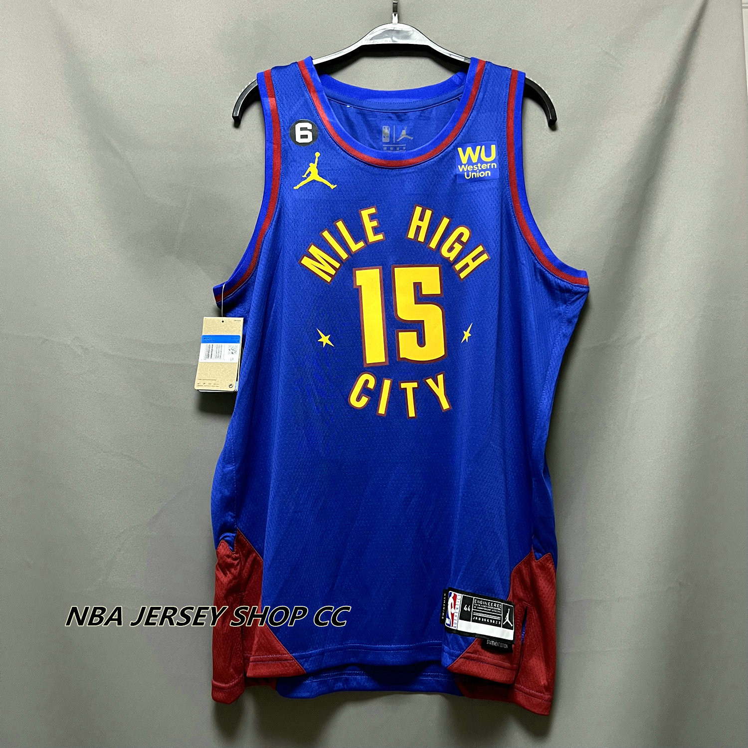 Men's Denver Nuggets # 15 Nikola Jokic Jersey, 2021 All-Star New Season  Basketball Uniform, Team LeBron Sleeveless Hot Press Shirt yellow-L: Buy  Online at Best Price in UAE 