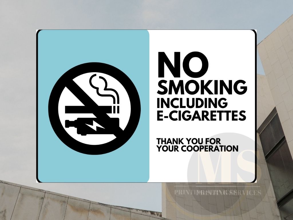 No Smoking Signages 2 (Laminated A4 Size) | Lazada PH