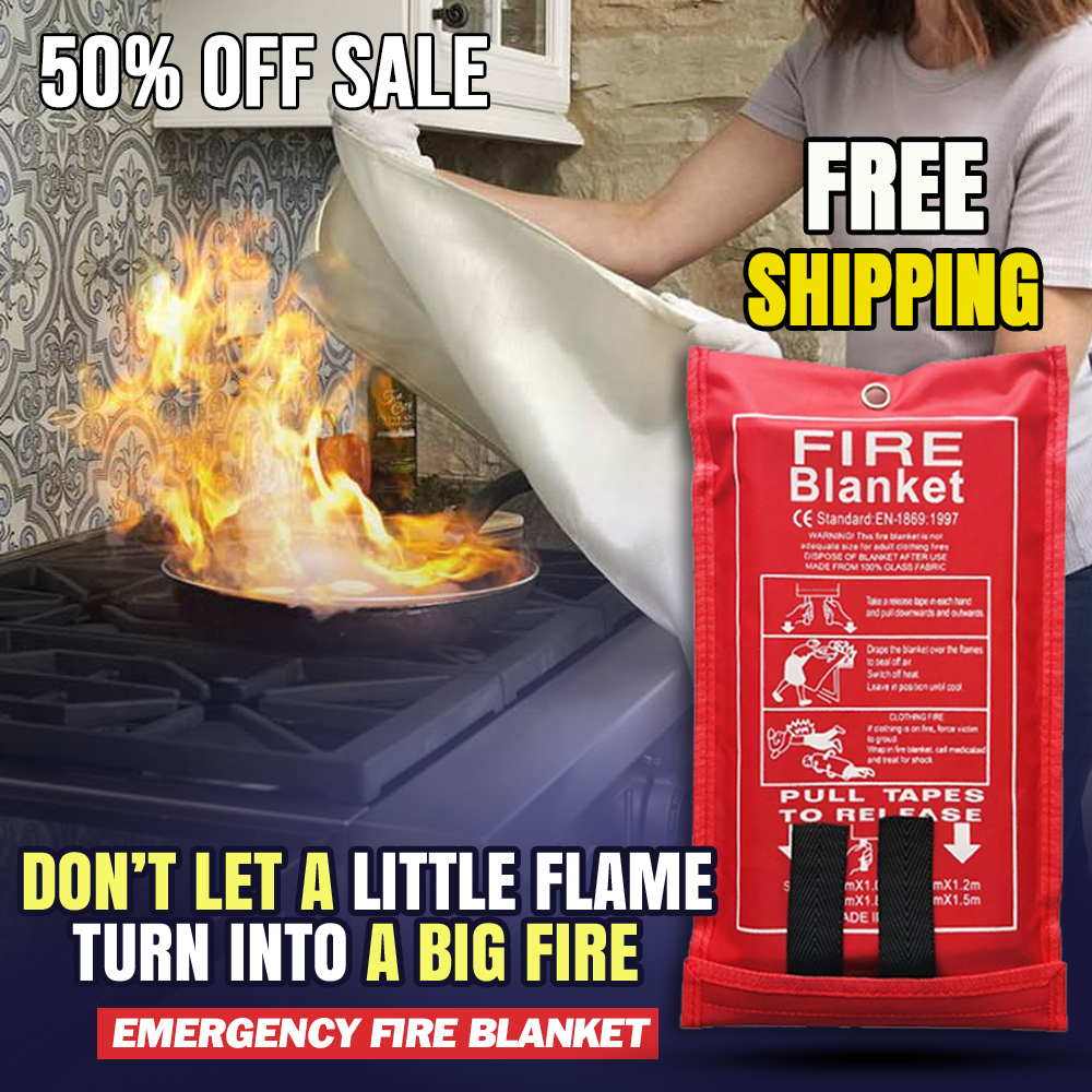 Buy 1 Take 1 Emergency Fire Blanket-Fire Extinguisher Blanket ...