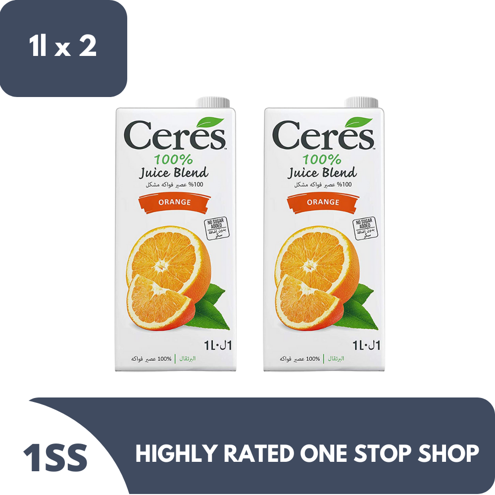Ceres Fruit Juice Orange No Sugar Added 1L x