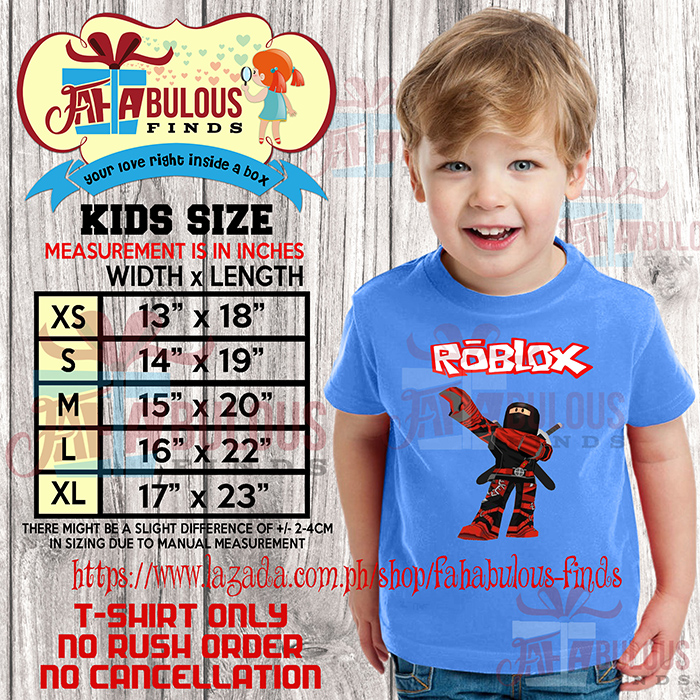 Tshirt For Kids Roblox Shirt Limited Ed Ninja 100 Cotton Ootd Fashion Printed Trending Top Boys Girls Customized Vinyl Gift - boys 8 20 roblox character tee