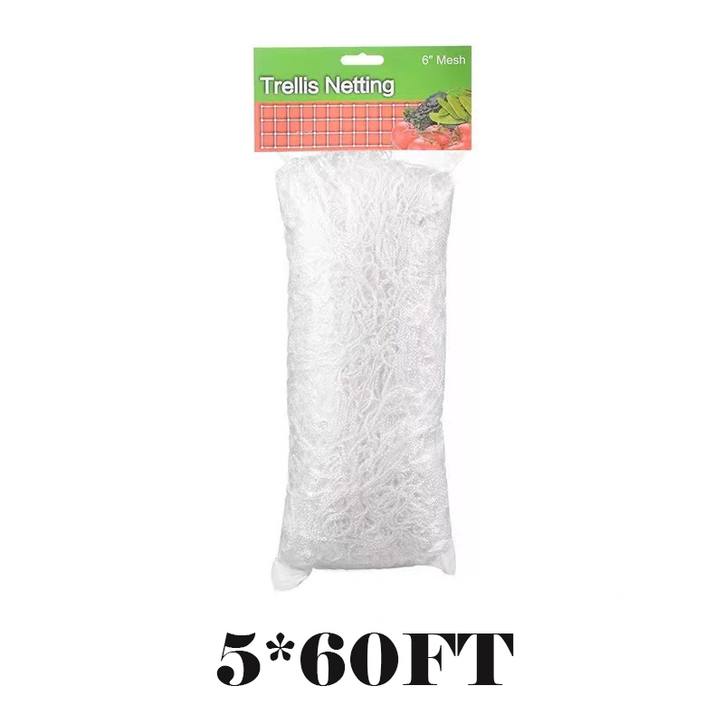 5*15/30ftDurable Nylon Trellis Net Garden Netting Plant Support for