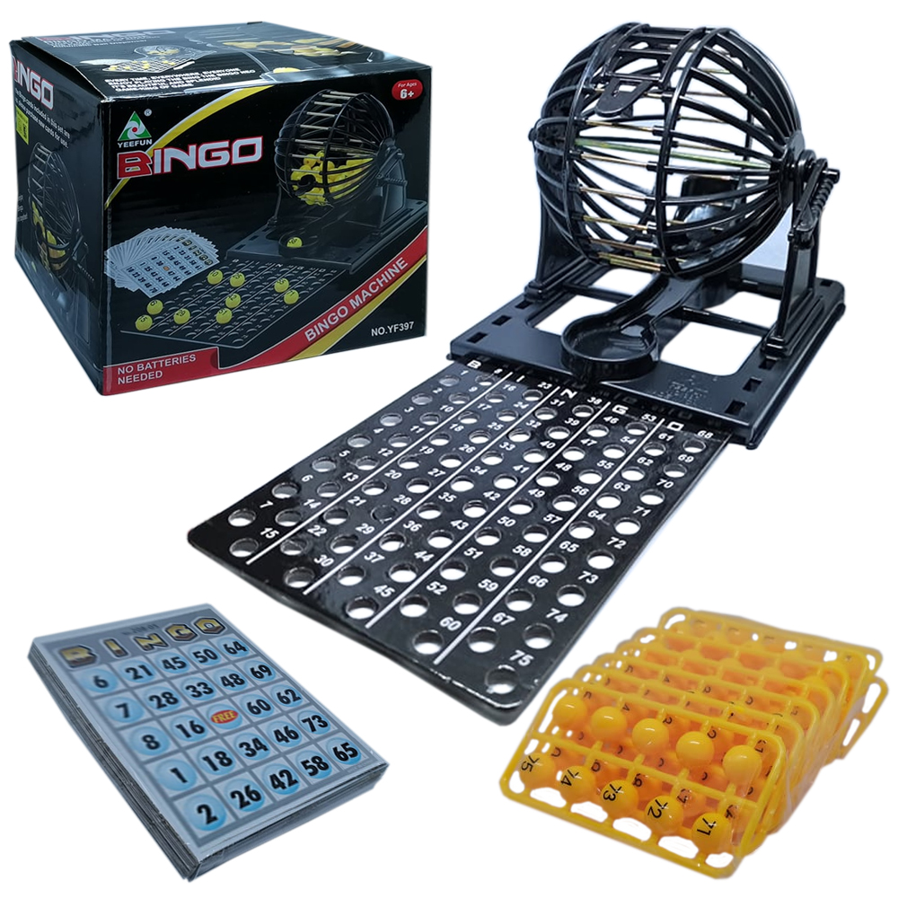 Custom kit for bingo lotto equipment with pochon