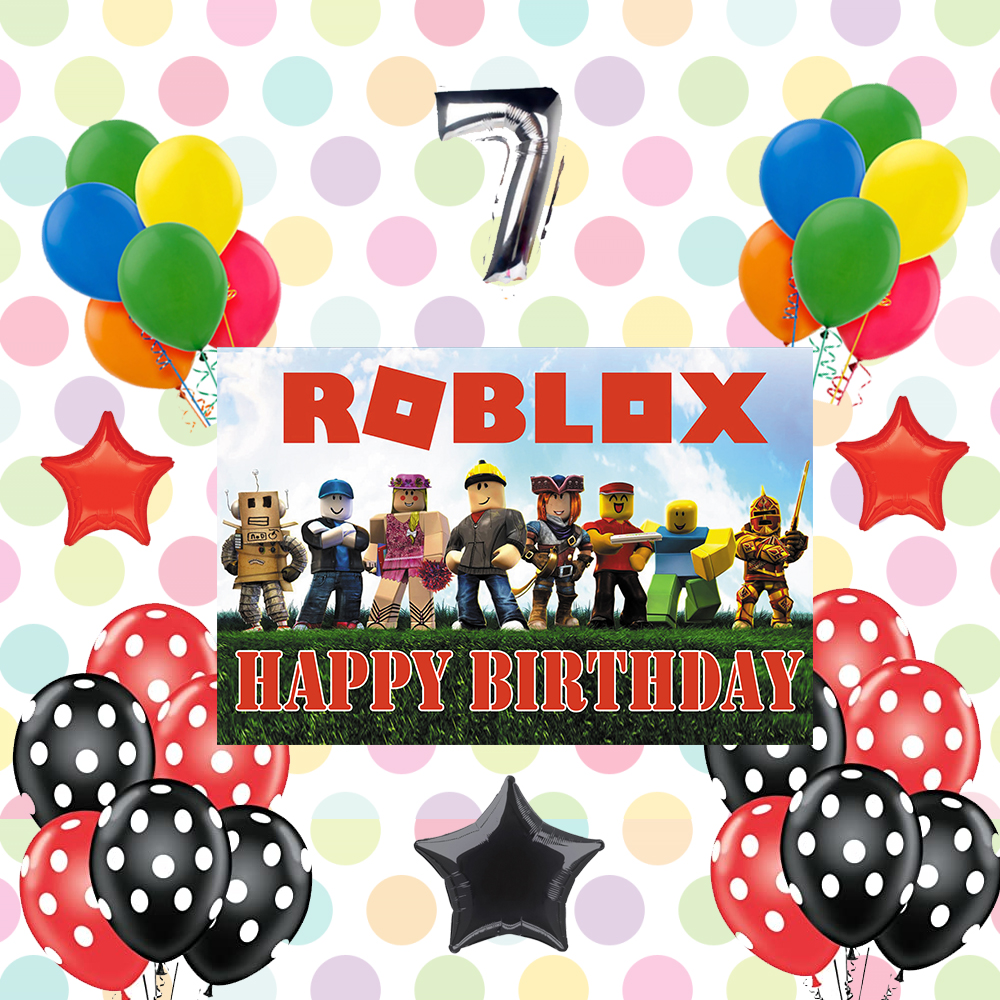 Roblox Birthday Party Set B Roblox Theme Party Decoration Set B Lazada Ph - diy roblox birthday theme
