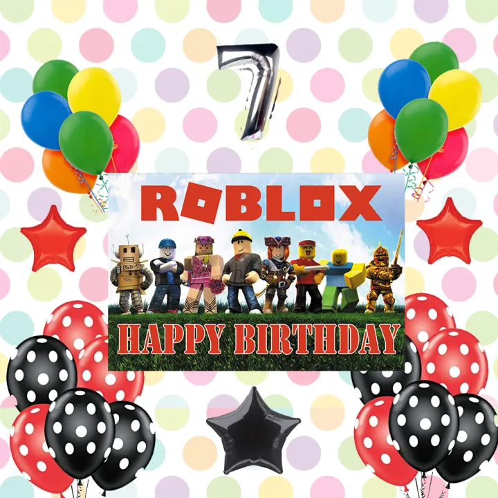 Roblox Birthday Party Set B Roblox Theme Party Decoration Set B Lazada Ph - roblox theme birthday party decorations