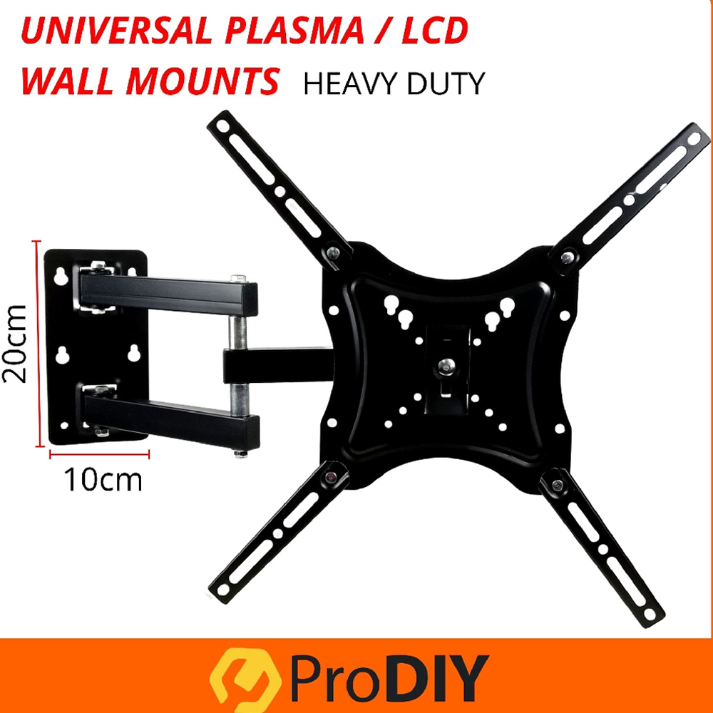 Universal Plasma/LCD Wall Mount Wise Goods Full Motion 14"-55" Tv Arm ...