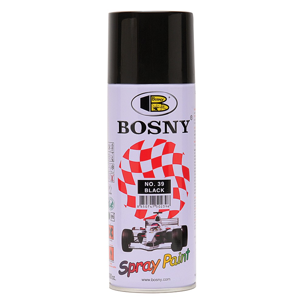 Bosny 39 Black Spray Paint 400CC (Genuine) Lazada PH