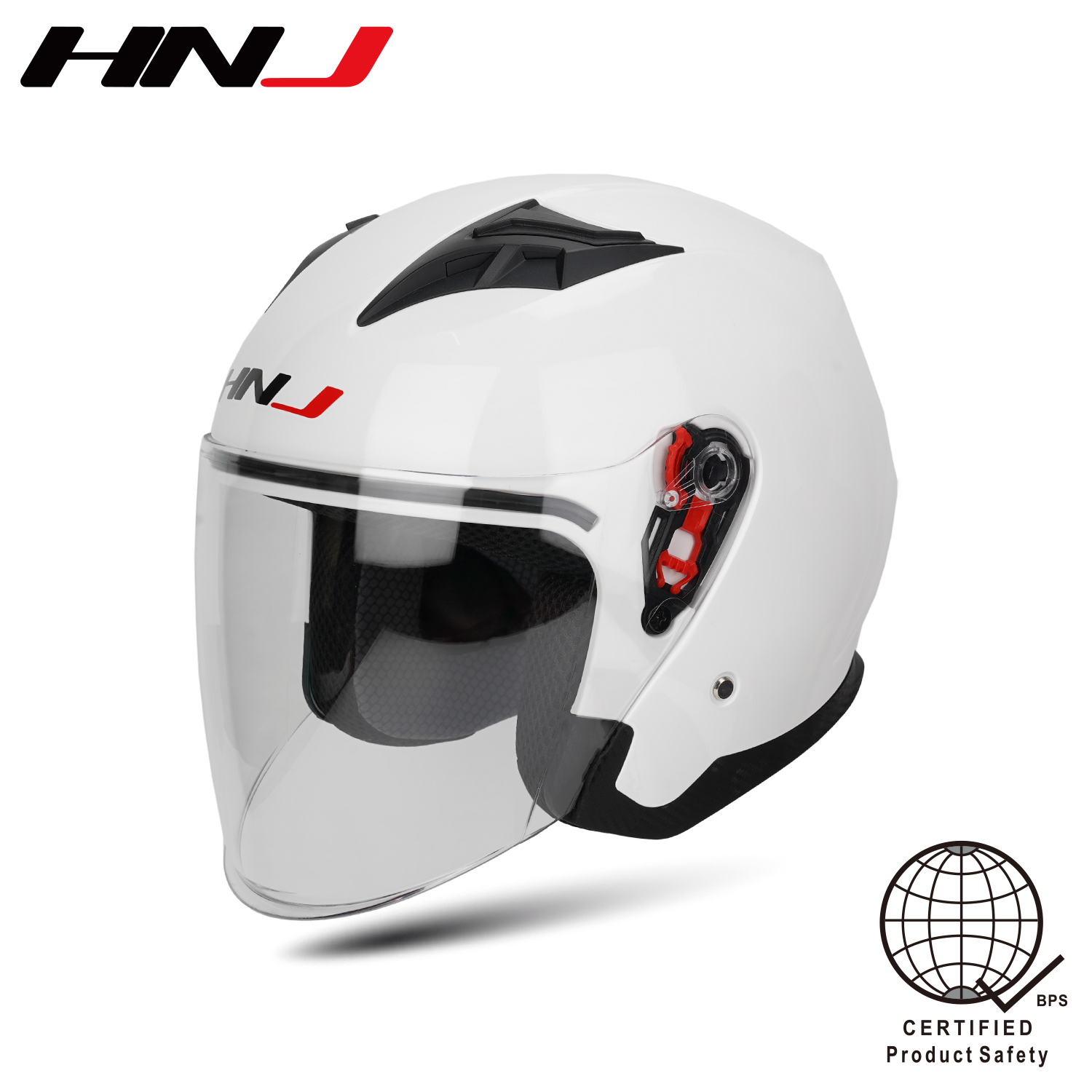 hnj helmet lazada Drifter D2 Safe Rider Helmet Price HNJ A4-008 Motorcycle Half Face Helmet  Clear Visor Original Adult Open Helmet Man And Woman Plain White Motorcycle  Helmet Lazada Lazada PH