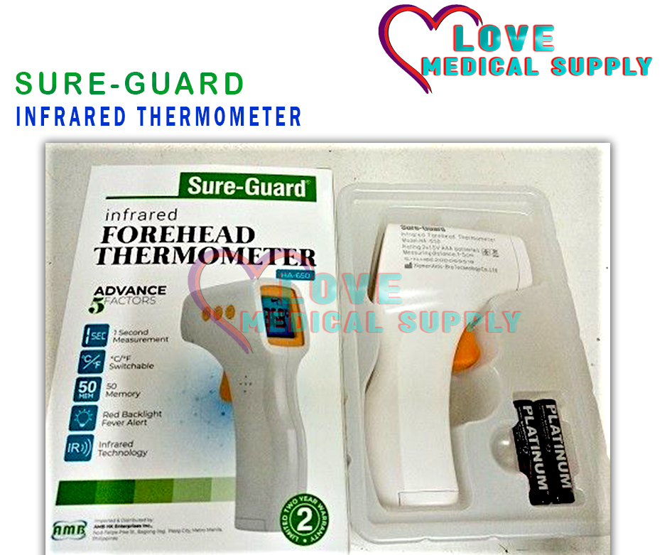 Sure Guard Infrared Forehead Thermometer Lazada Ph 3410