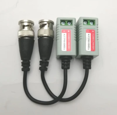 Passive HDCVI / HDTVI / AHD High Definition Transceiver Video Balun Plug Connector