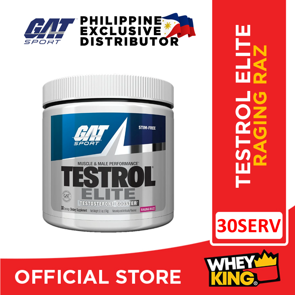 Testosterone Booster TESTROL ELITE by GAT Sport Raging Razz, 30