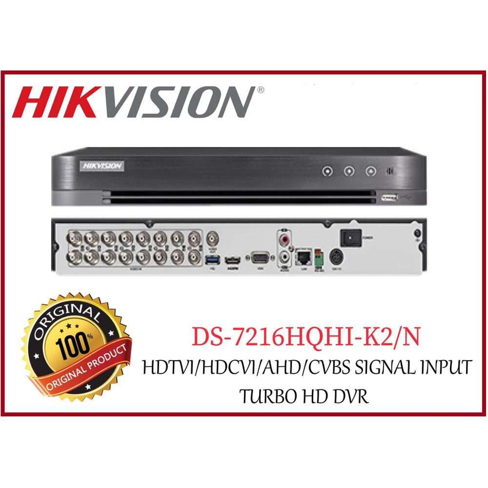 Ds 7216hqhi K2 S Hikvision H 265 1080p 4mp Lite 16ch 2sata 1u Dvr Lazada Ph